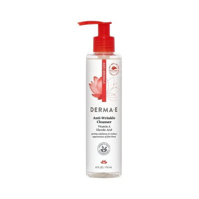 DERMA E Anti Wrinkle Cleanser Unscented 6 fl oz - New