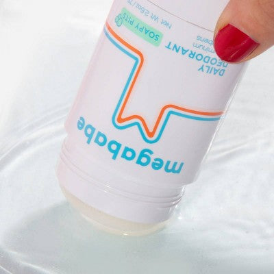 Megababe Soapy Pits Daily Solid Deodorant 2.6oz - Imperfect Container