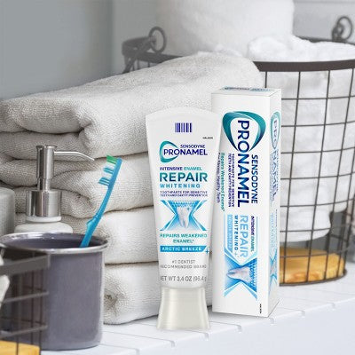 Sensodyne Pronamel Intensive Enamel Repair Whitening 3.4oz/2pk - Imperfect Box