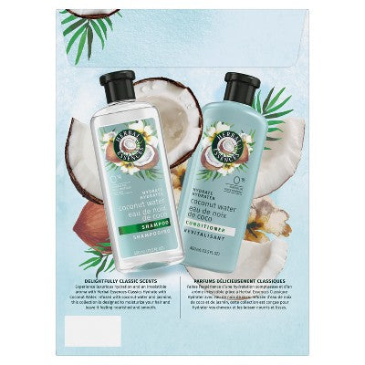 Herbal Essences Classic Hydrate Coconut Water & Jasmine Moisturizing Shampoo and Conditioner Set 27 fl oz - New