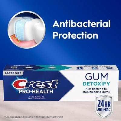 Crest Pro-Health Gum Detoxify Deep Clean Toothpaste 4.8oz/2pk - Missing Box