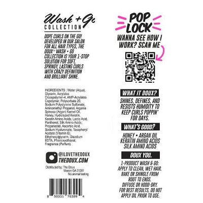 The Doux Pop Lock 5-Day Curl Forming Glaze 8 fl oz - New