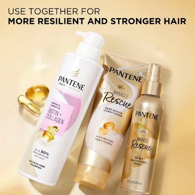 Pantene Pro-V Miracle Rescue Deep Repair Conditioner 8 fl oz - Imperfect Container