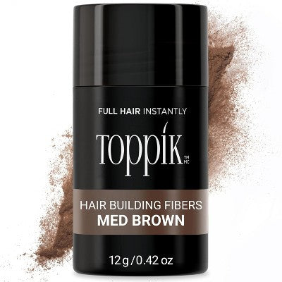 Toppik Hair Building Fibers Medium Brown 0.42 oz - Imperfect Container