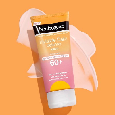 Neutrogena Invisible Daily Defense Sunscreen Lotion SPF 60 3 fl oz - New