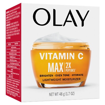 Olay Regenerist Vitamin C + Peptide 24 MAX Face Moisturizer 1.7oz - Imperfect Box