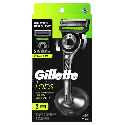 Gillette Labs Exfoliating Bar Razor + 2 Razor Blade Refills - Imperfect Box