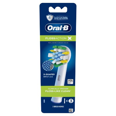 Oral-B Floss Action X-Filament Replacement Brush Heads 3ct - Imperfect Box