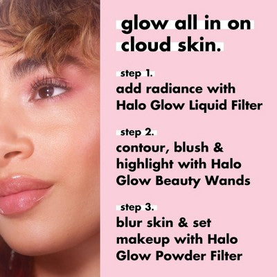 e.l.f. Halo Glow Powder Filter Foundation Medium Warm 0.35oz - Imperfect Box