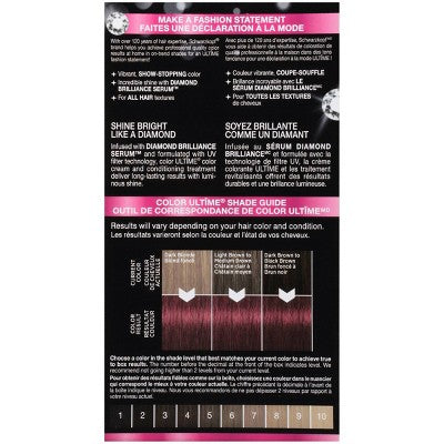 Schwarzkopf Color Ultime Permanent Color Ruby Red - New