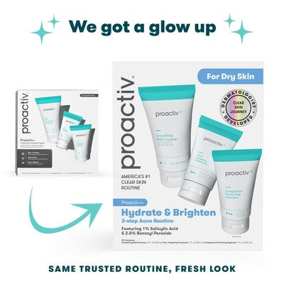 Proactiv+ 30 Day Acne Treatment Skincare Kit 4oz/3pk - Imperfect Box