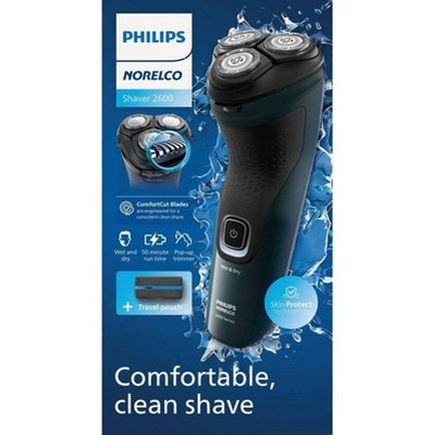 Philips Norelco Wet & Dry Men's Rechargeable Electric Shaver 2600 - Imperfect Box