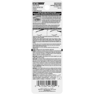 Maybelline Tattoo studio Brown Tint Pen 365 Deep Brown 0.037 fl oz - New