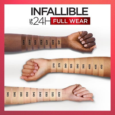 L'Oreal Paris Infallible Full Waterproof Concealer 400 Caramel 0.33 fl oz - New