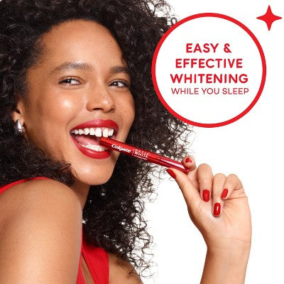 Colgate Optic White Overnight Teeth Whitening Pen Gel 0.08 fl oz/21 Treatments - Imperfect Box