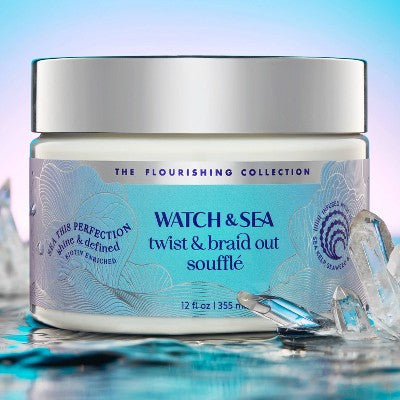 Watch & Sea This Perfection Twist & Braid Out Souffle 12 fl oz - Imperfect Container