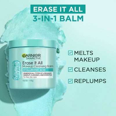 Garnier Makeup Cleansing Balm Hyaluronic Acid 4.2oz - Imperfect Container