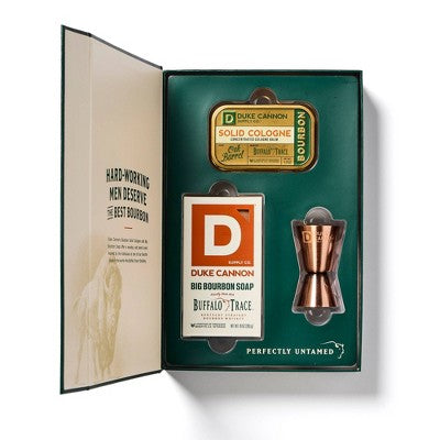 Duke Cannon Supply Co. Men's Buffalo Trace Bourbon Barrel Gift Set 3pc - Imperfect Box