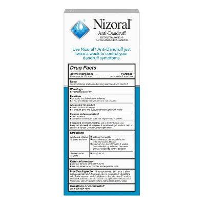 Nizoral Anti Dandruff Shampoo with 1% Ketoconazole, Clean Fresh Scent 7 fl oz - Imperfect Box