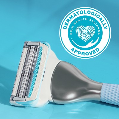 Venus for Pubic Hair & Skin Women's Razor + 2 Razor Blade Refills - New