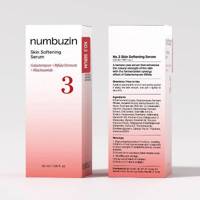 numbuzin No.3 Skin Softening Serum 1.69 fl oz - Missing Box