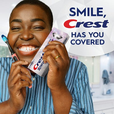 Crest 3D White Brilliance Vibrant Toothpaste Peppermint 4.6oz/3pk - Missing Box