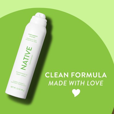 Native Spray Deodorant Cucumber & Mint 3.5oz - Imperfect Container