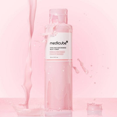 medicube PDRN Pink Niacinamide Milky Toner Korean Skincare 5.07 fl oz - Imperfect Box