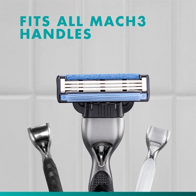 Gillette Mach3 Men's Razor Blade Refills 4ct  - Imperfect Box