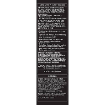 Kristin Ess Signature Hair Gloss Black Iris 4 fl oz - Imperfect Box