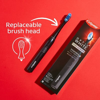 Colgate Optic White Pro Series Sonic Battery Powered Toothbrush Black - Imperfect Box
