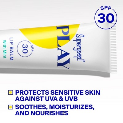 Supergoop! PLAY Sunscreen Lip Balm with Mint SPF 30 0.5 fl oz - Imperfect Box