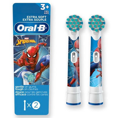 Oral-B Marvel's Spider-Man Kids Extra Soft Replacement Brush Heads 2ct - Imperfect Box
