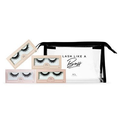 House of Lashes Full Volume 100% Cruelty-Free Faux Mink Fibers False Eyelashes Kit 5pc - Imperfect Box