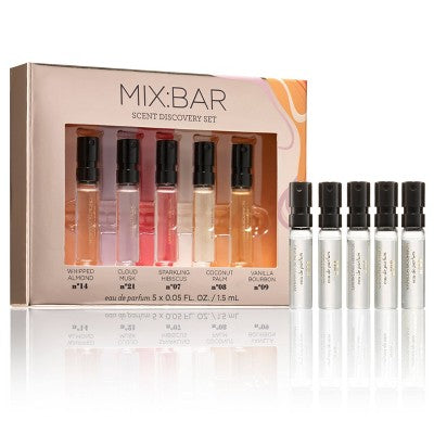MIX:BAR Women's Eau De Parfum Scent Set 5pc - New