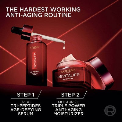 L'Oreal Paris Revitalift Triple Power 3% Peptides Serum 1 fl oz - Missing Box