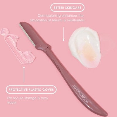 JAPONESQUE Precision Dermaplaner Facial Brush Razors 3ct - New - Osadia Concept Store