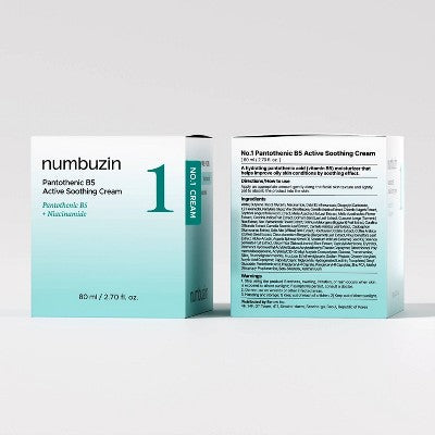 numbuzin No.1 Pantothenic B5 Active Soothing Face Cream 2.7 fl oz - Missing Box