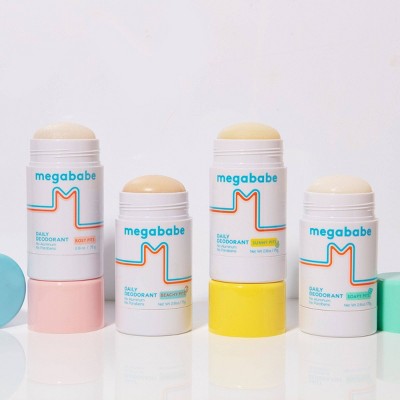 Megababe Soapy Pits Daily Solid Deodorant 2.6oz - Imperfect Container