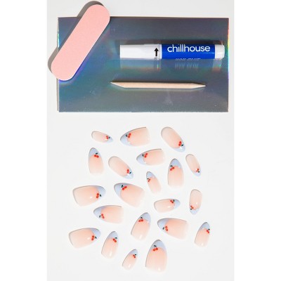 Chillhouse Chill Tips Press-On Fake Nails Cherry Picking 24ct - New