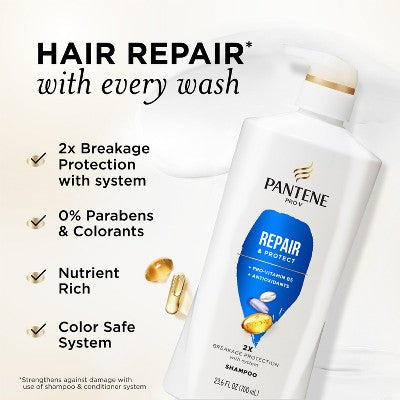 Pantene Pro-V Repair & Protect Shampoo  23.6 fl oz - New
