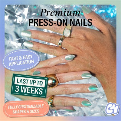 Chillhouse Chill Tips Fake Nails Design Studio Checked Out 24ct - Imperfect Box