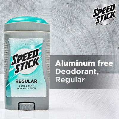 Speed Stick Solid Deodorant Fresh Scent Aluminum Free 3oz/2pk - New