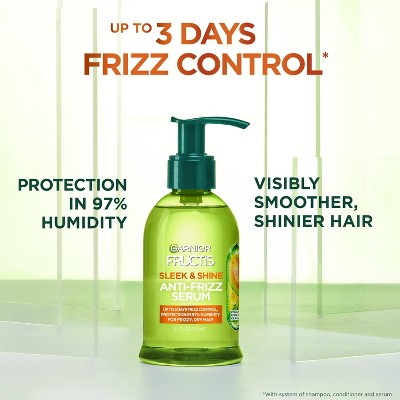 Garnier Fructis Sleek & Shine Anti-Frizz Serum 5.1 fl oz - New