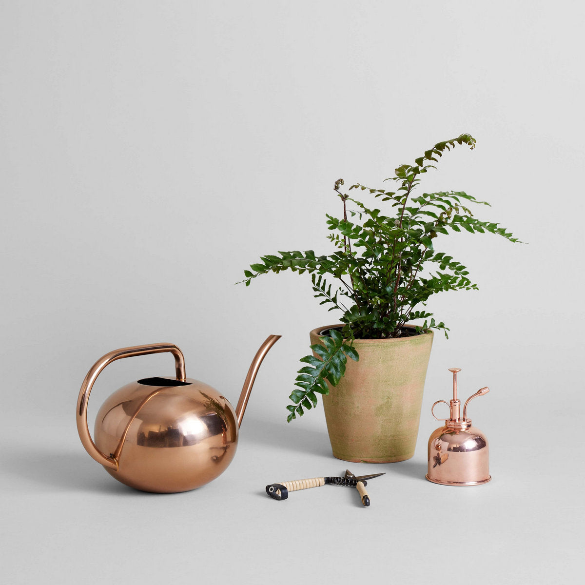 Terracotta Studio Planter, Greenwash