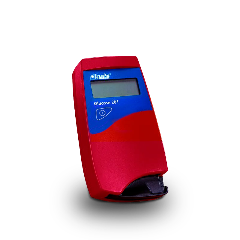 HemoCue Glucose 201 System Kit (Analyzer & 50 Microcuvettes) | POCT, Professional Use