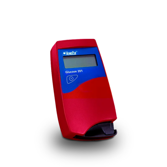 HemoCue Glucose 201 System Kit (Analyzer & 50 Microcuvettes) | POCT, Professional Use