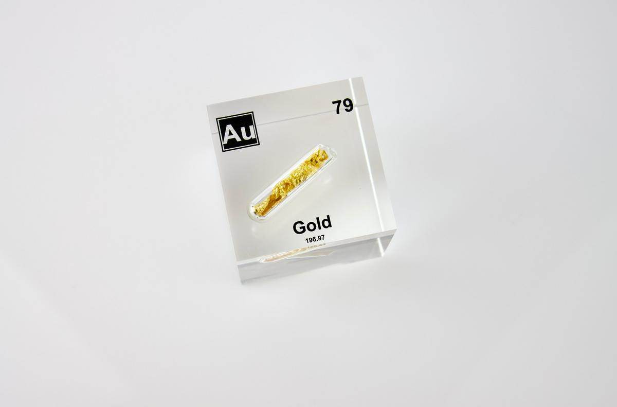 Gold Element Cube