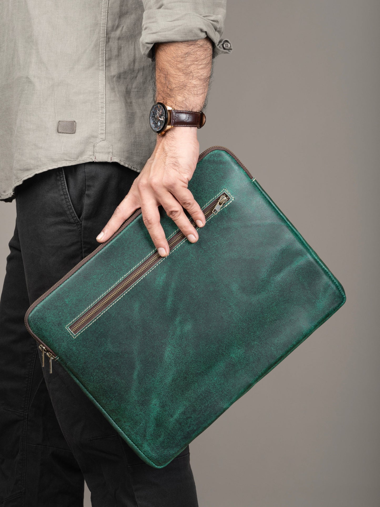 Green Laptop Sleeve