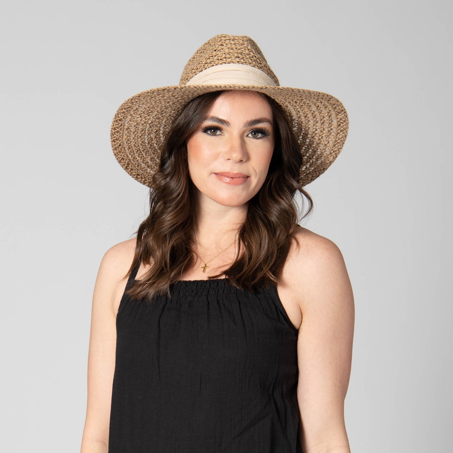 Well Crafted Fedora - Braided Hemp Fedora with Pleated Band